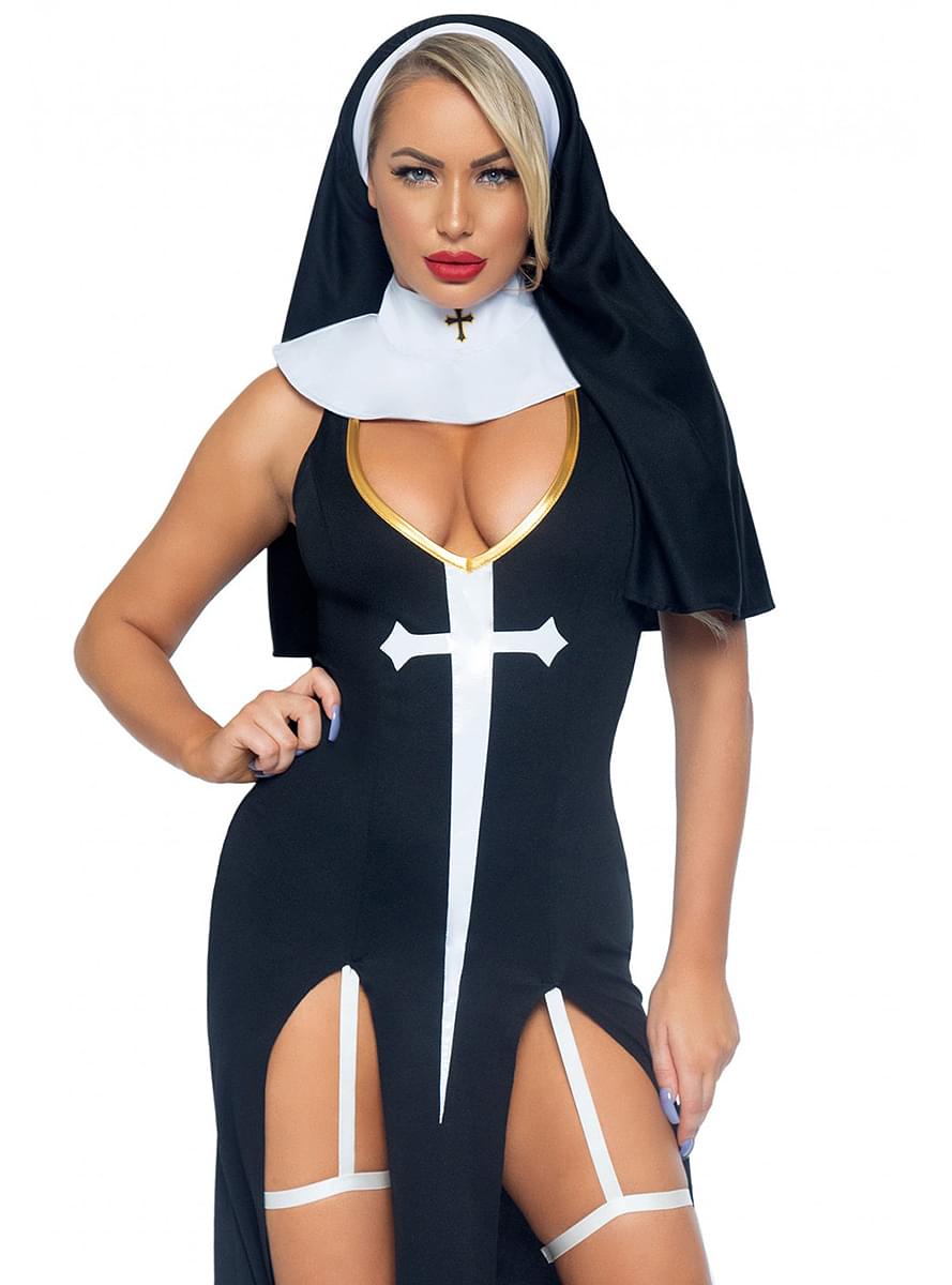 Sexy Nun Costume - Teminis.lt