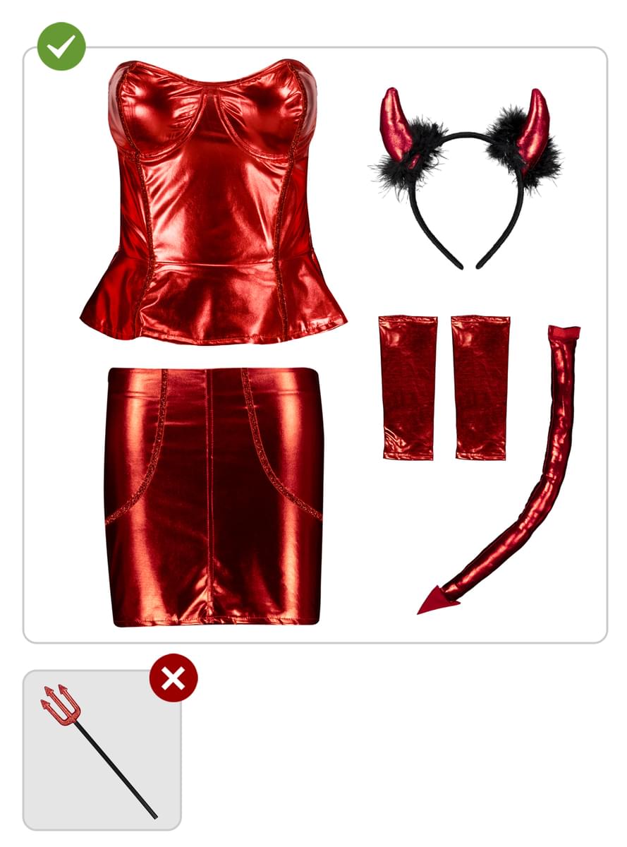 Sexy She-Devil Costume for Women Teminis.lt