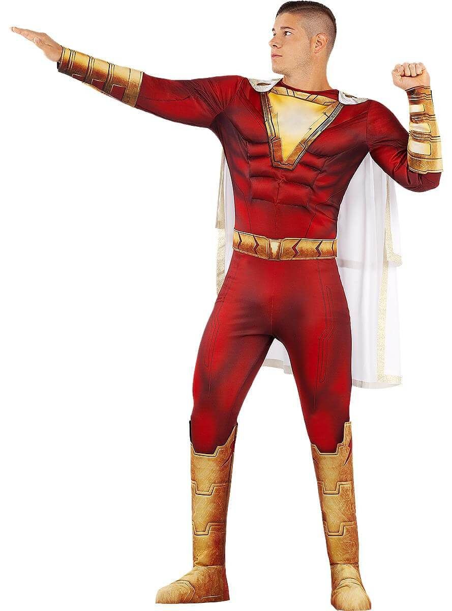 Shazam Costume for Men – Official DC Superhero Suit Teminis.lt