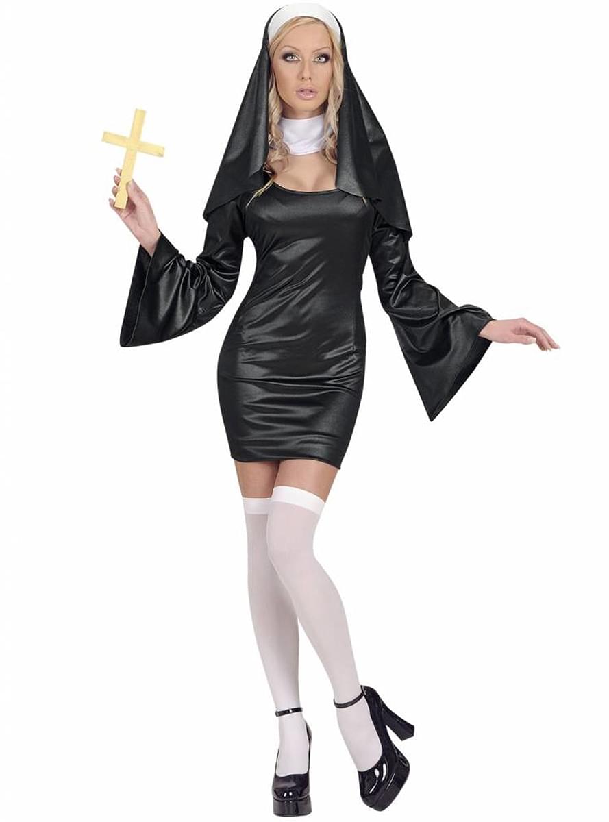 Short Nun costume - Teminis.lt