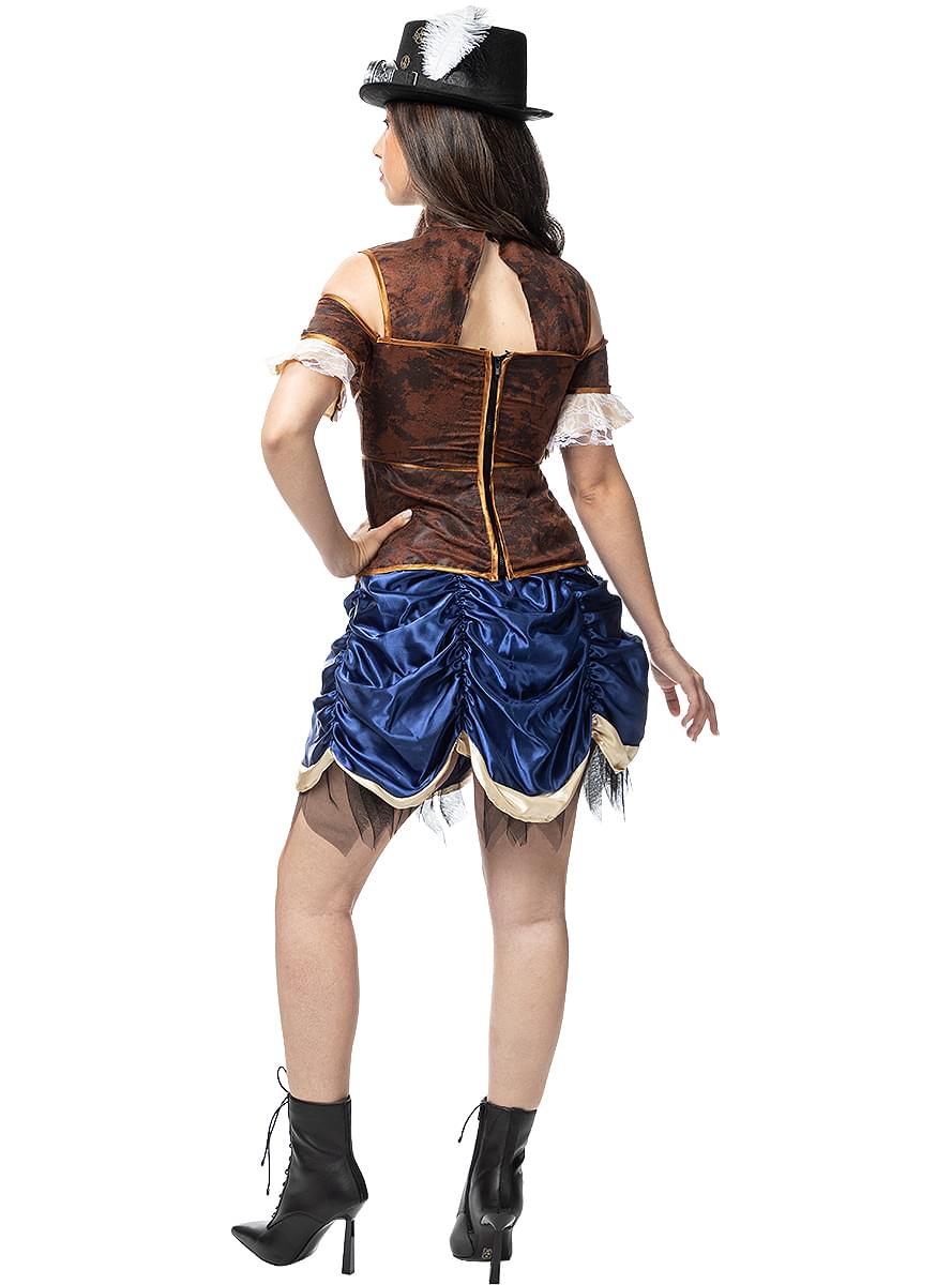 Short Steampunk Costume for Women – Victorian Dress Outfit Teminis.lt