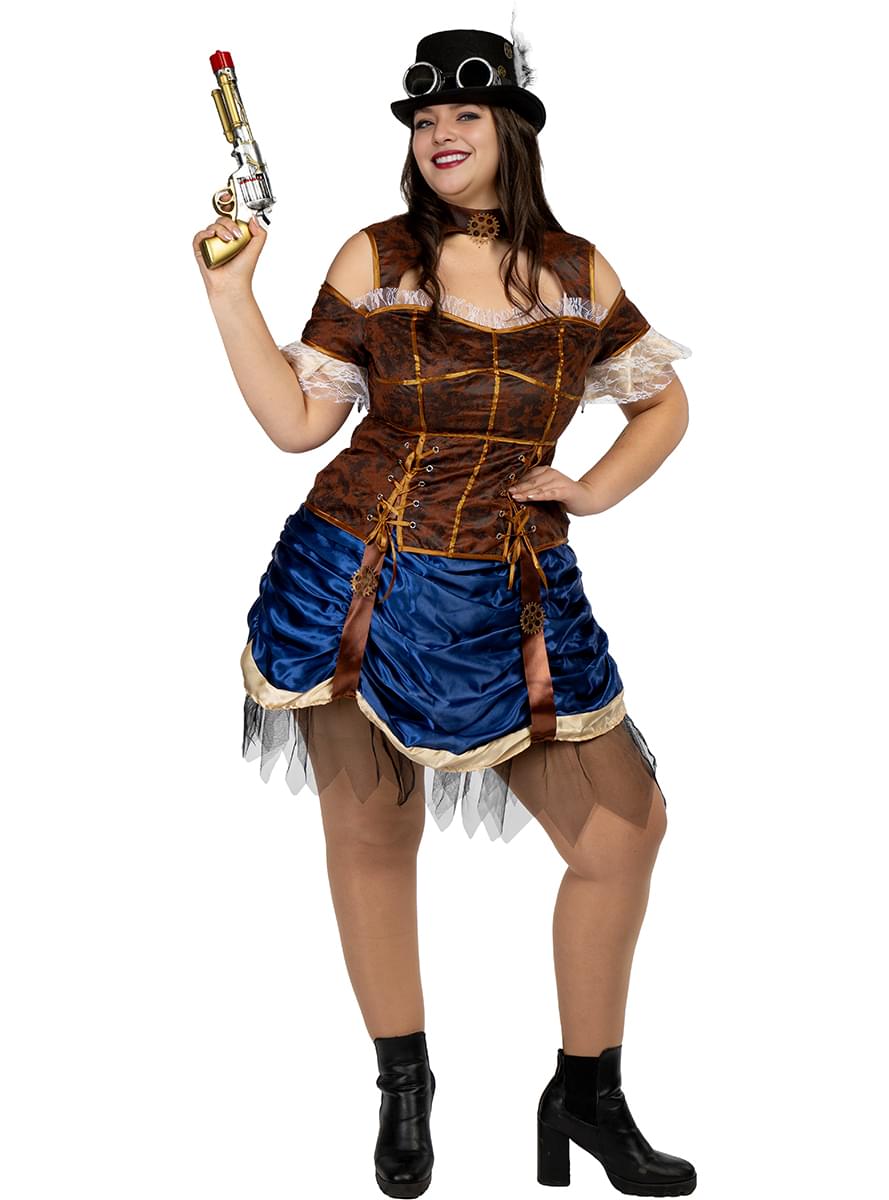 Short Steampunk Costume for Women – Victorian Dress Outfit Teminis.lt