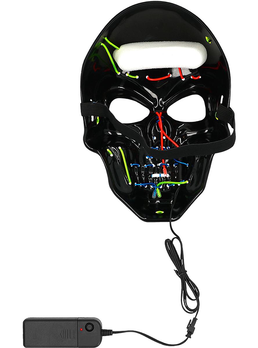 Skeleton LED Mask Teminis.lt