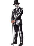 Men’s Skeleton Costume Suit – Halloween Fancy Dress Outfit Teminis.lt