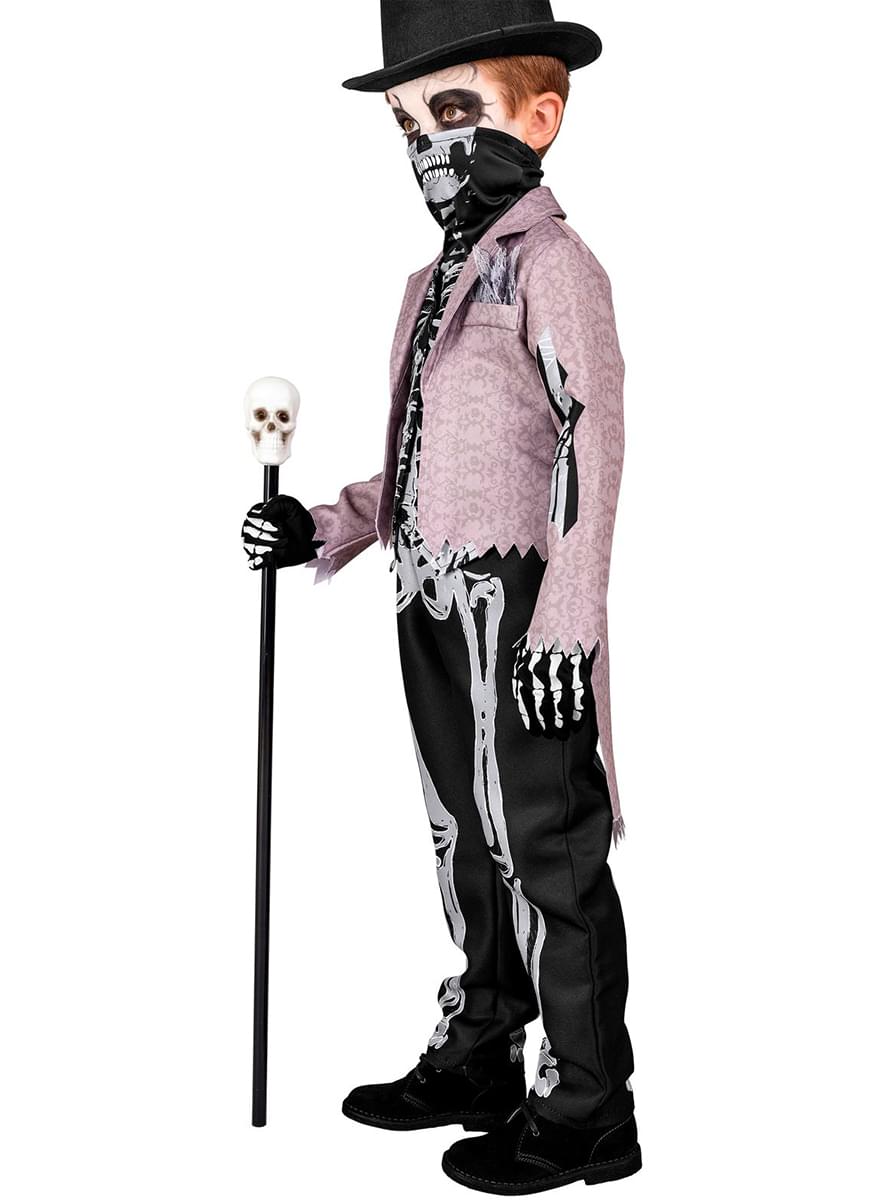 Skeleton costume with suit for child - Teminis.lt