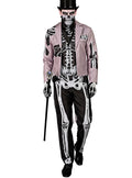 Men's Skeleton Suit Costume – Halloween Fancy Dress Outfit Teminis.lt