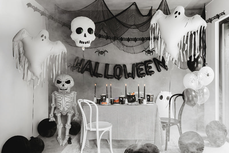 Skull-shaped Foil Balloon - Teminis.lt