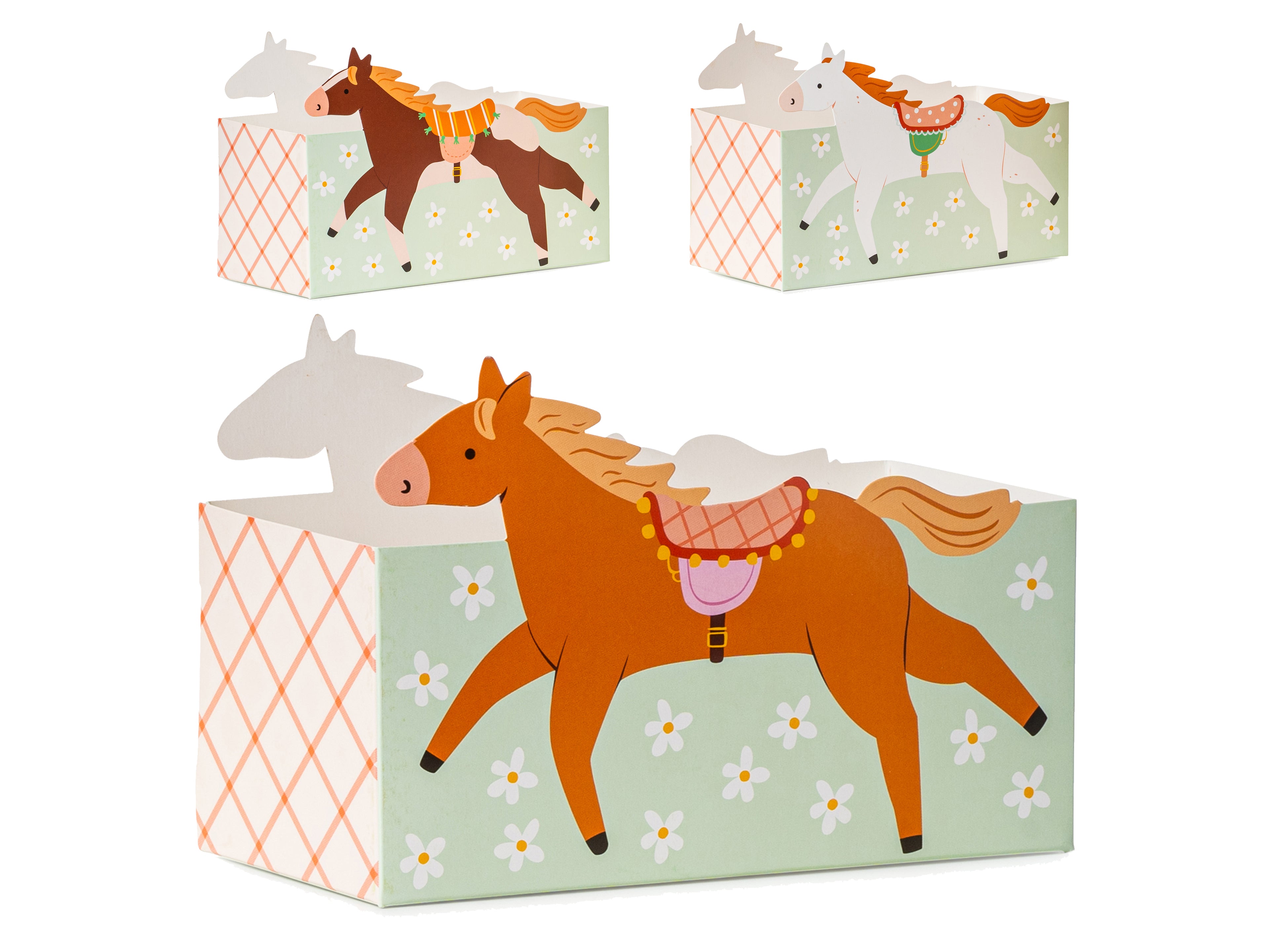 Snack boxes Horses - Teminis.lt
