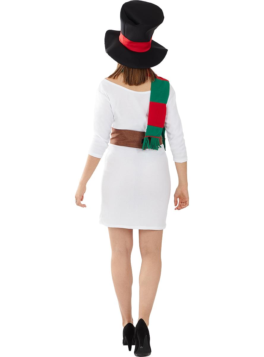 Women's Snowman Costume - Christmas & Winter Party Wear Teminis.lt