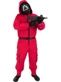 Squid Game Costume: Triangle Mask & Weapon Set Teminis.lt