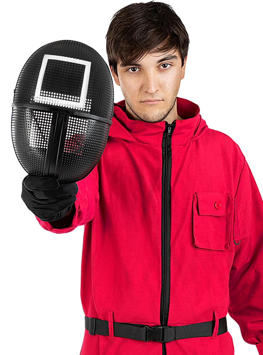 Squid Game Mask with Square – Netflix Costume Accessory Teminis.lt