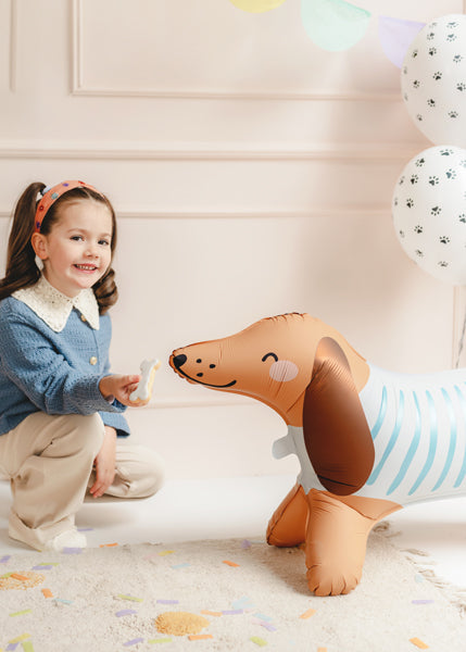 Standing Foil Balloon Dachshund - Teminis.lt