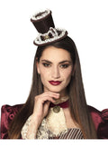 Steampunk Mini Top Hat for Women - Retro Party Accessory Teminis.lt
