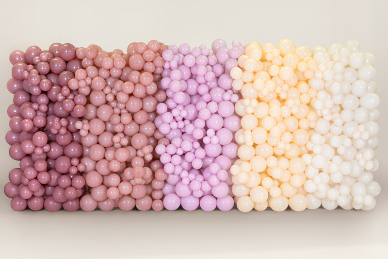 Strong Balloons 30 cm, Pastel Dark Dusty Rose (1 pkt / 100 pc.) - Teminis.lt