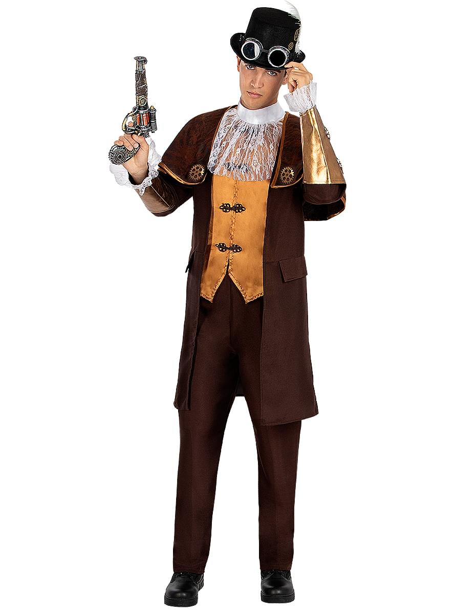 Men's Stylish Steampunk Costume - Vintage Fashion Outfit Teminis.lt