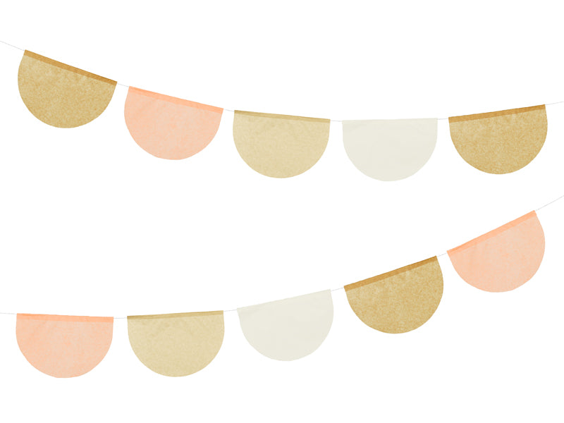 Tissue paper garland - Teminis.lt