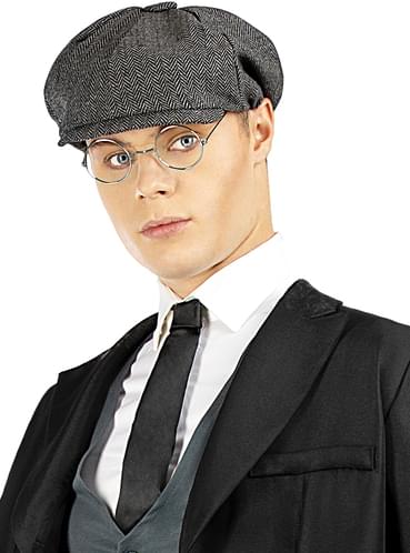 Tommy Shelby Cap and Glasses Kit - Peaky Blinders Teminis.lt