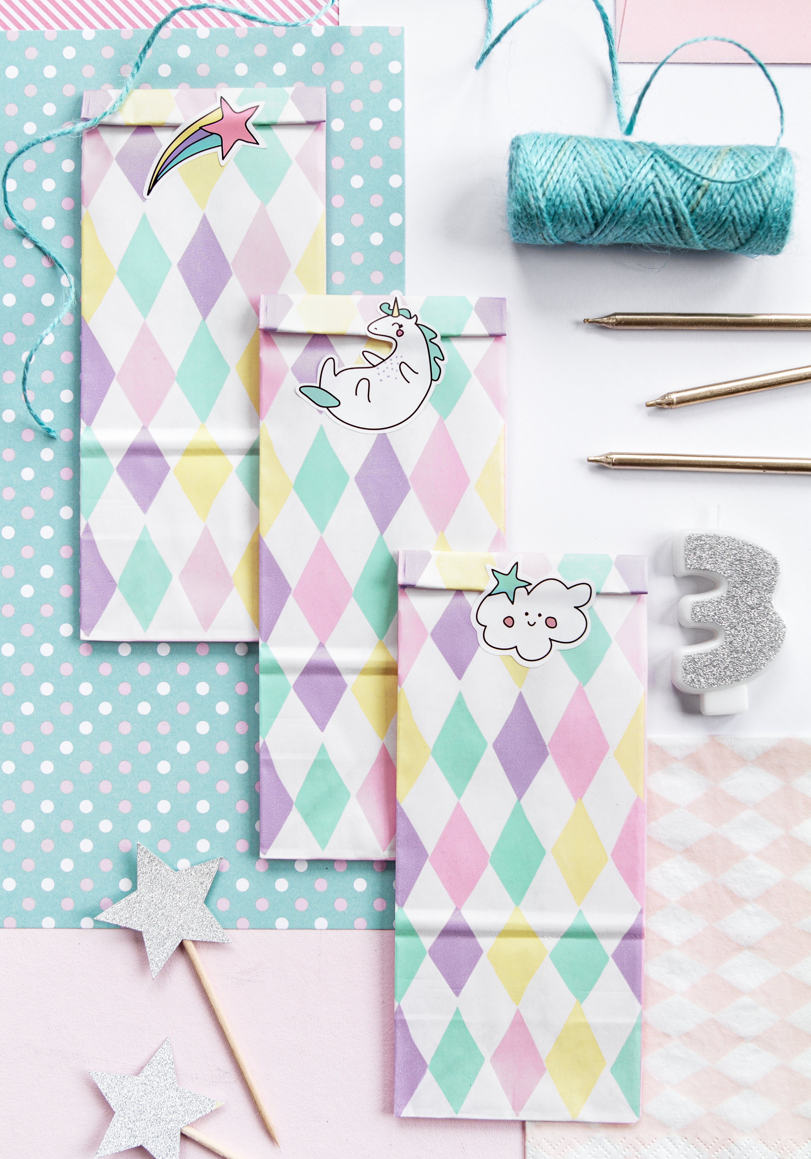 Treat bags Unicorn - Teminis.lt