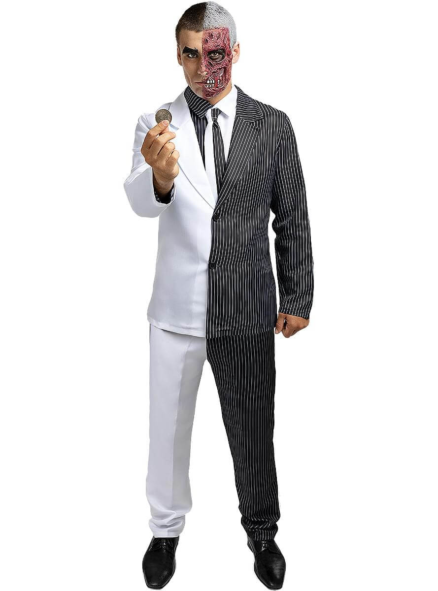 Two-Face Costume for Men – Batman Villain Suit Teminis.lt