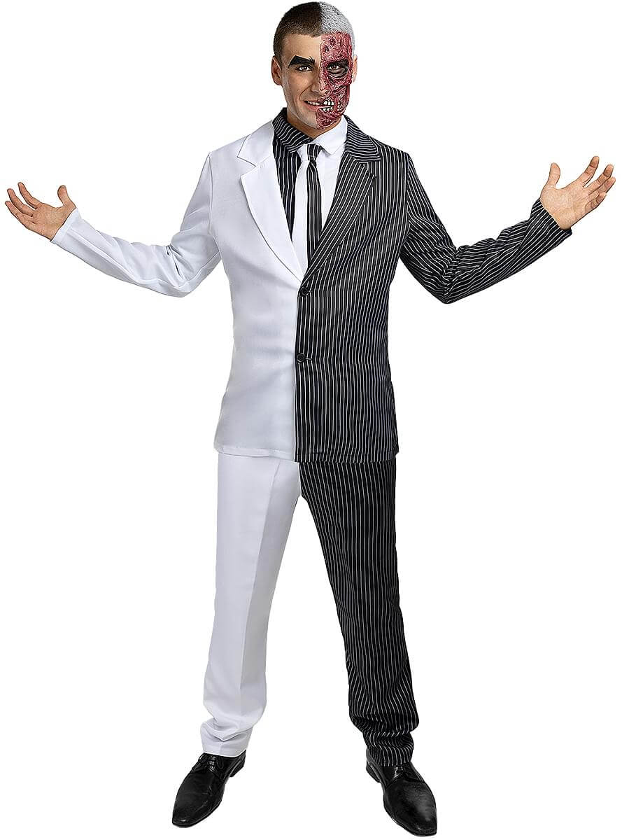 Two-Face Costume for Men – Batman Villain Suit Teminis.lt