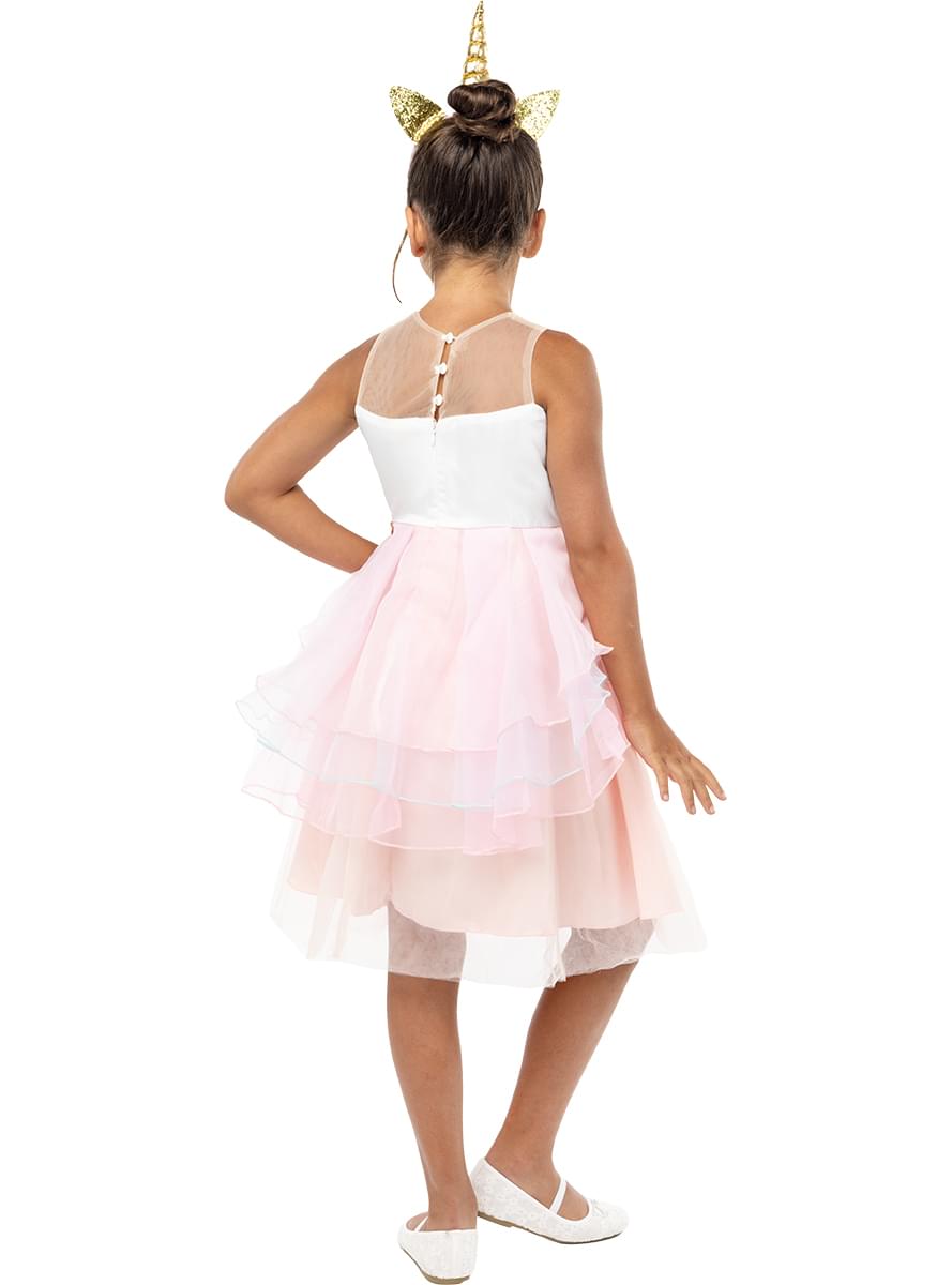 Vienaragio princesės kostiumas mergaitėms – stebuklinga tiulio suknelė su tiara