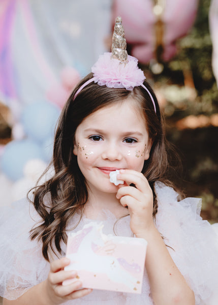Unicorn headband with frill - Teminis.lt