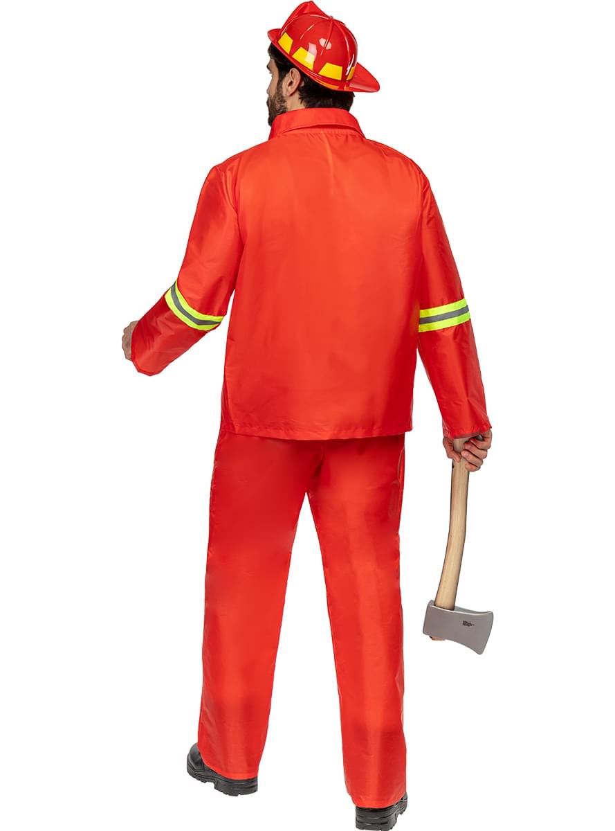 Unisex Adult Firefighter Costume - Perfect for Parties Teminis.lt