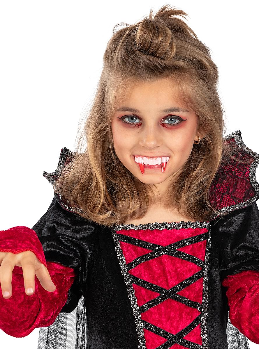 Kids' Vampire Teeth - Perfect for Halloween Fun! Teminis.lt