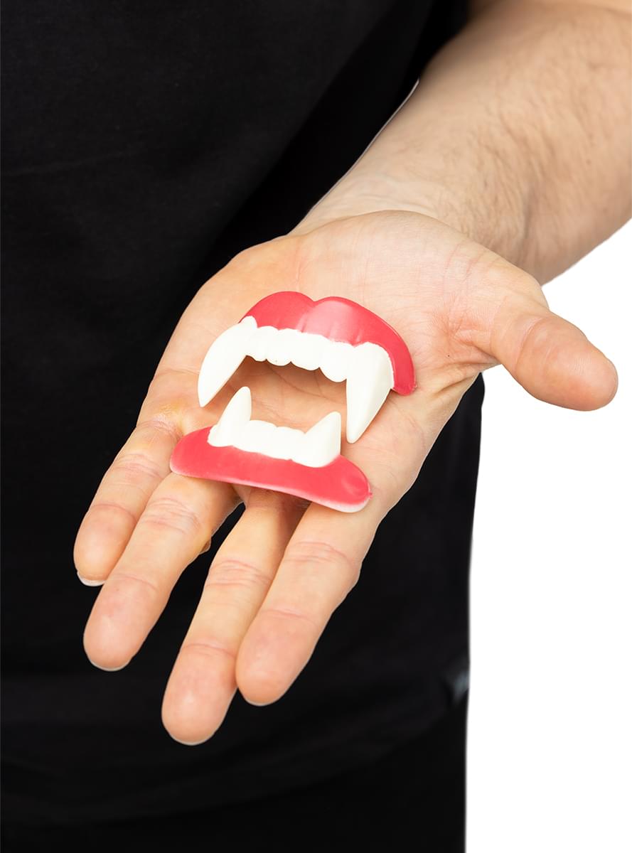 Men's Realistic Vampire Dentures - Halloween Fangs Teminis.lt