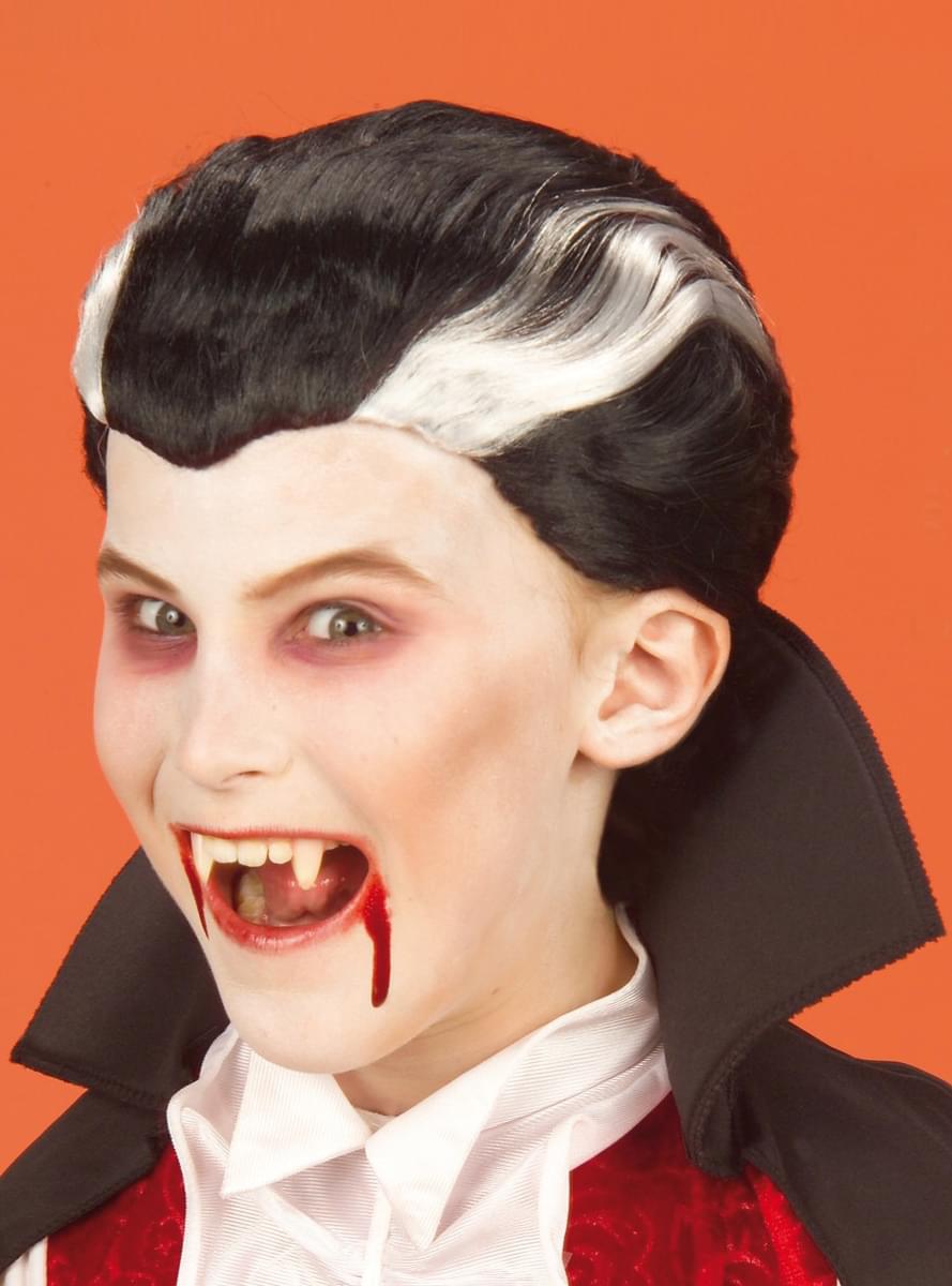 Vampire wig for boys - Teminis.lt