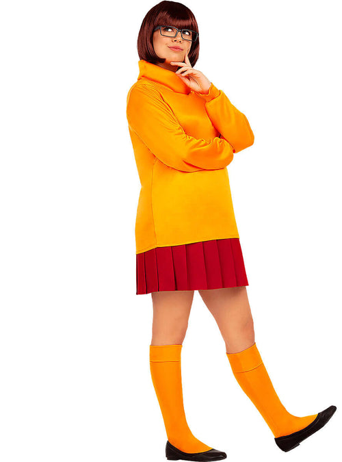 Velma Costume – Scooby Doo Official Warner Bros Women's Outfit