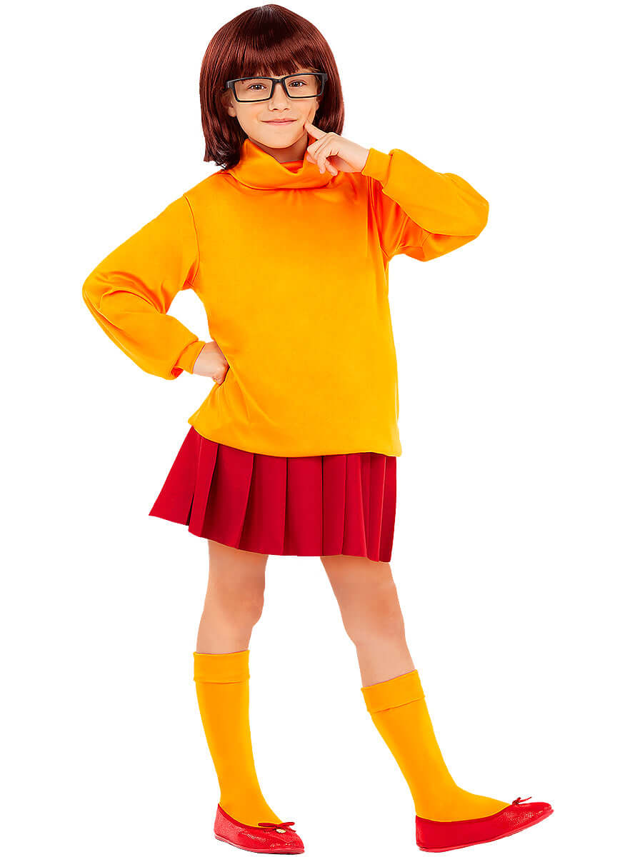 Velma Costume for Girls – Scooby Doo Official Warner Bros Outfit
