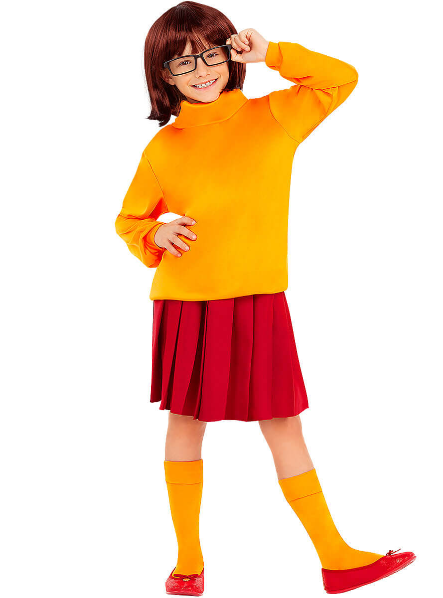 Velma Costume for Girls – Scooby Doo Official Warner Bros Outfit