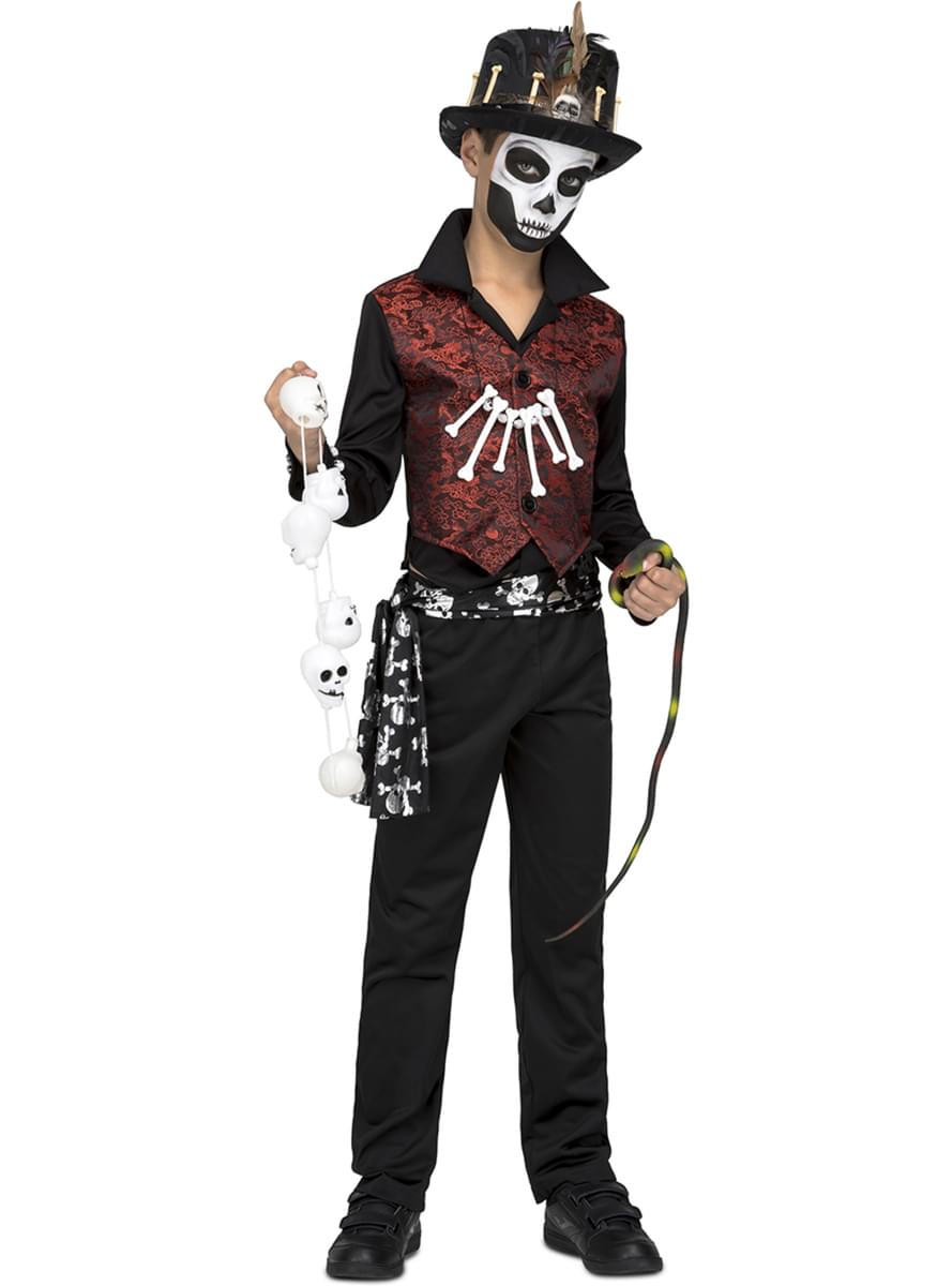 Voodoo master costume for boys - Teminis.lt