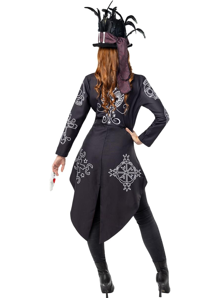 Voodoo skeleton costume for women - Teminis.lt