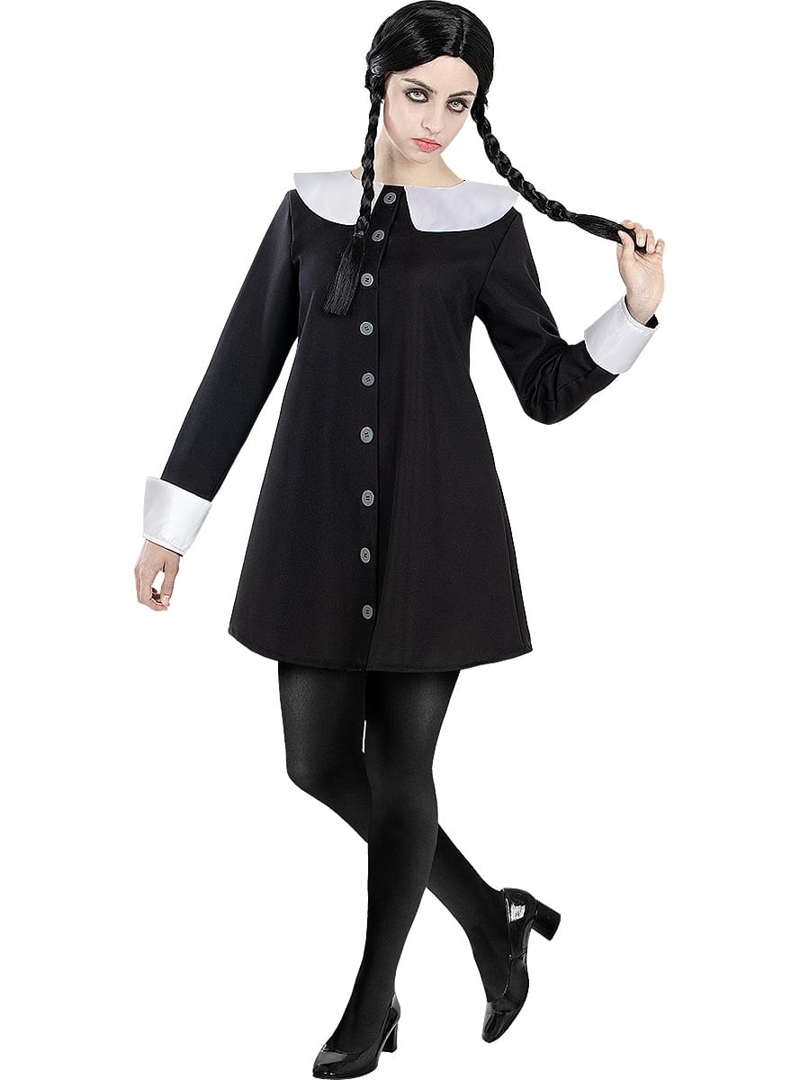 Wednesday Addams Costume for Women – The Addams Family Dress Teminis.lt