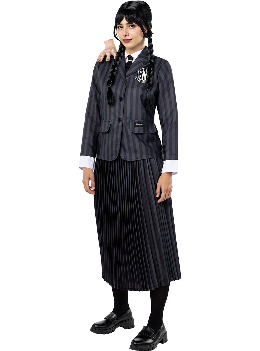 Wednesday Addams uniform costume - Official Netflix - Teminis.lt