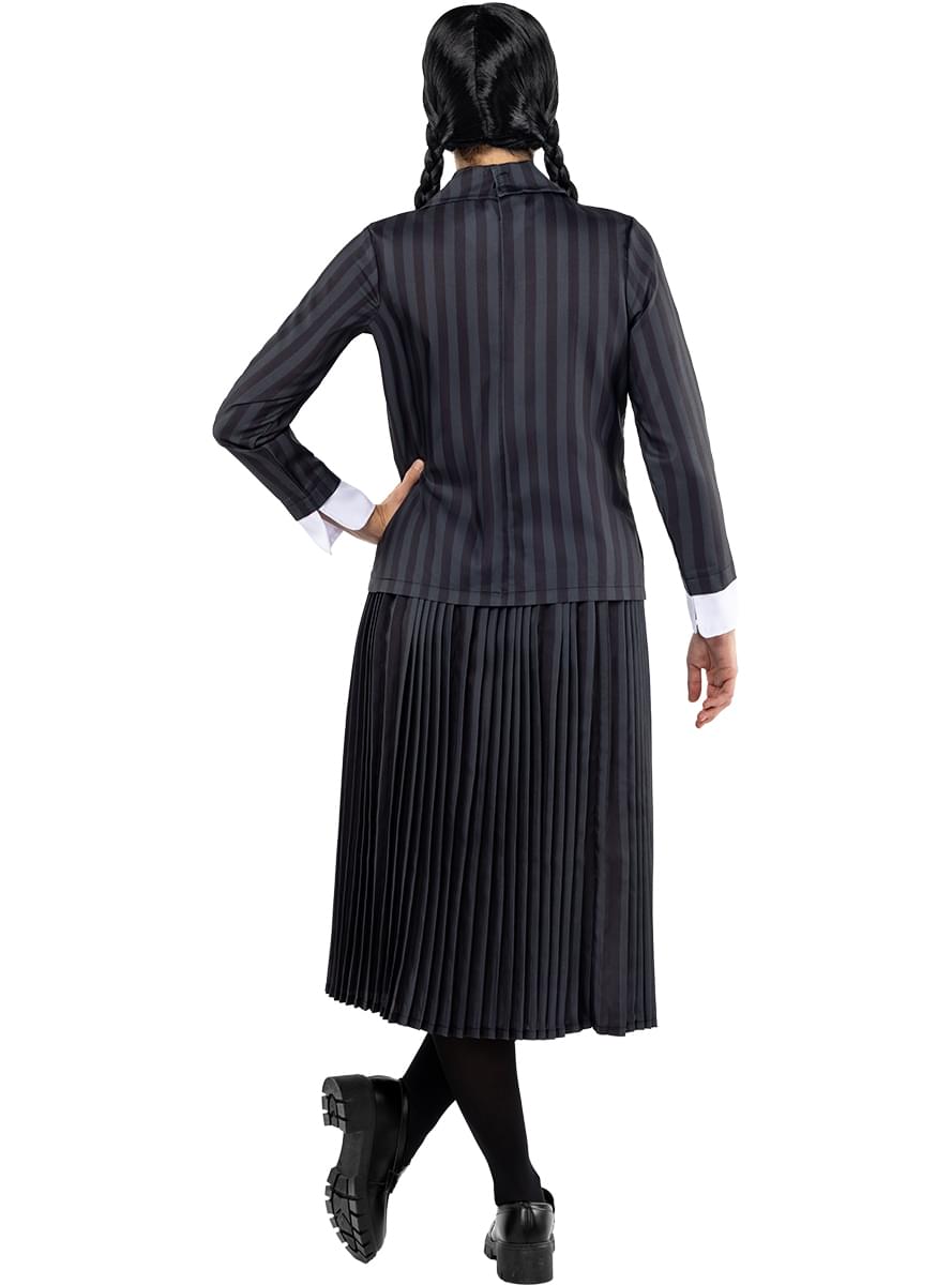 Official Netflix Wednesday Addams Costume Uniform Teminis.lt