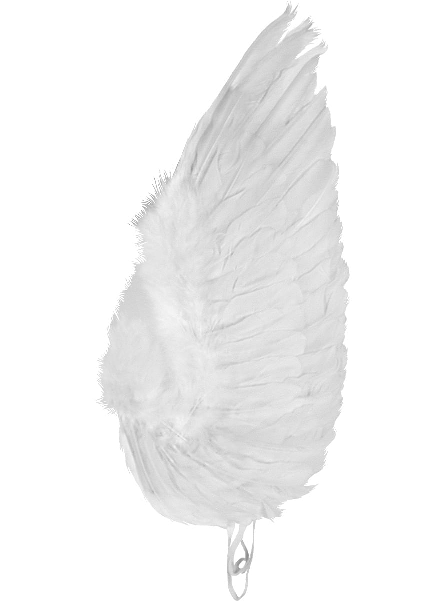 White Angel Wings – Feather Costume Accessory