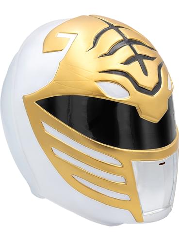 White Power Ranger Helmet for Adults | Cosplay & Collectible Teminis.lt