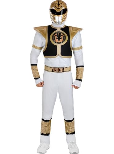 White Power Ranger Helmet for Adults | Cosplay & Collectible Teminis.lt