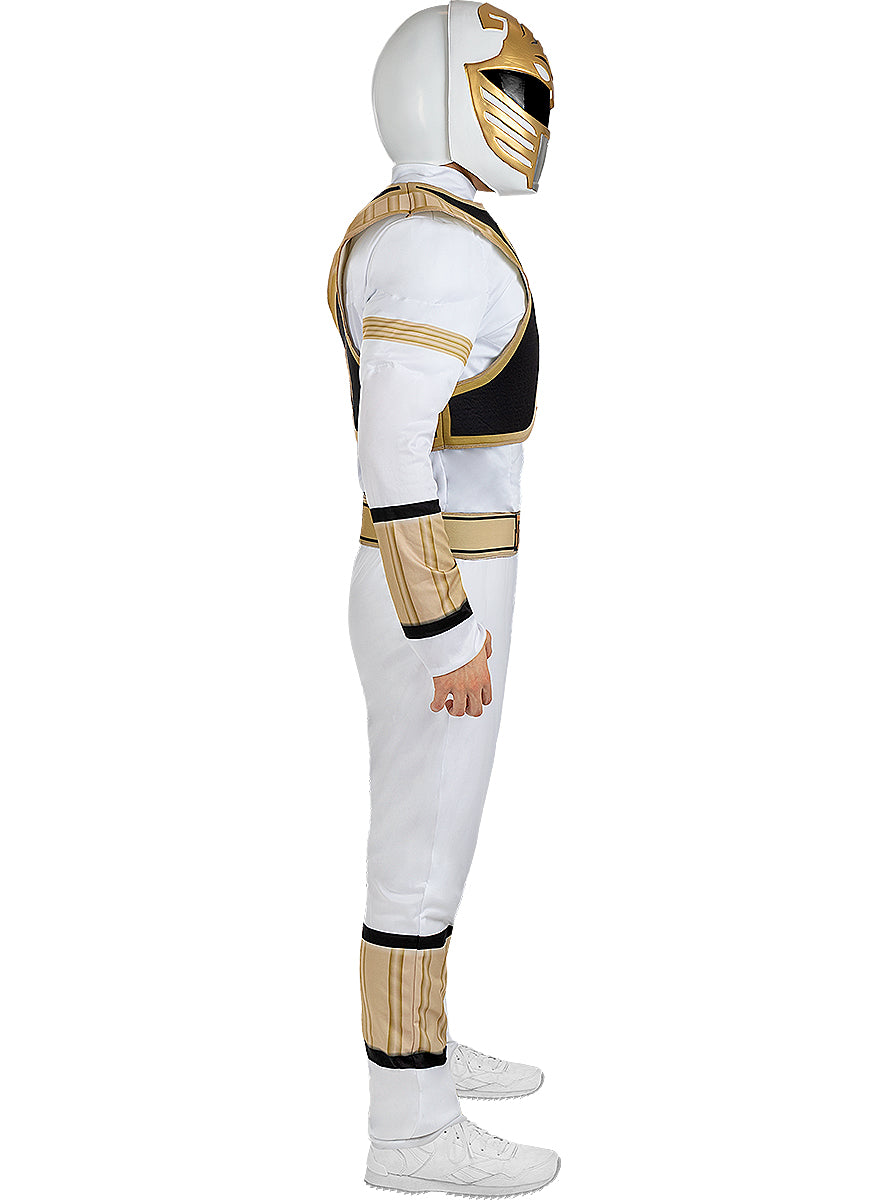 White Power Ranger Helmet for Adults | Cosplay & Collectible Teminis.lt