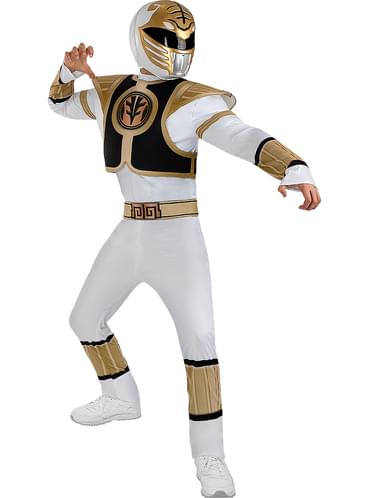 White Power Ranger Helmet for Adults | Cosplay & Collectible Teminis.lt