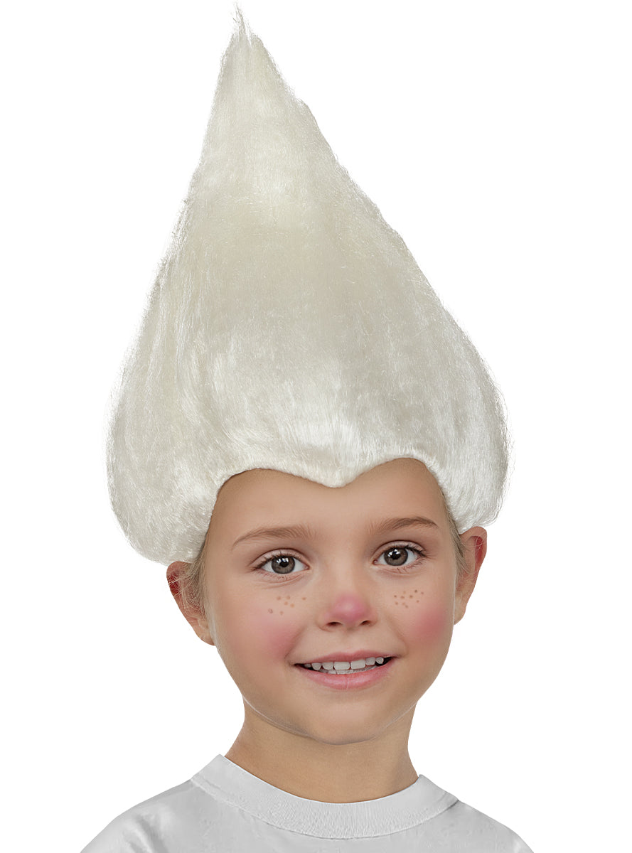 Kids' White Trolls Wig - Fun Costume Accessory at Teminis.lt Teminis.lt