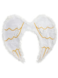 White and Gold Angel Wings Teminis.lt