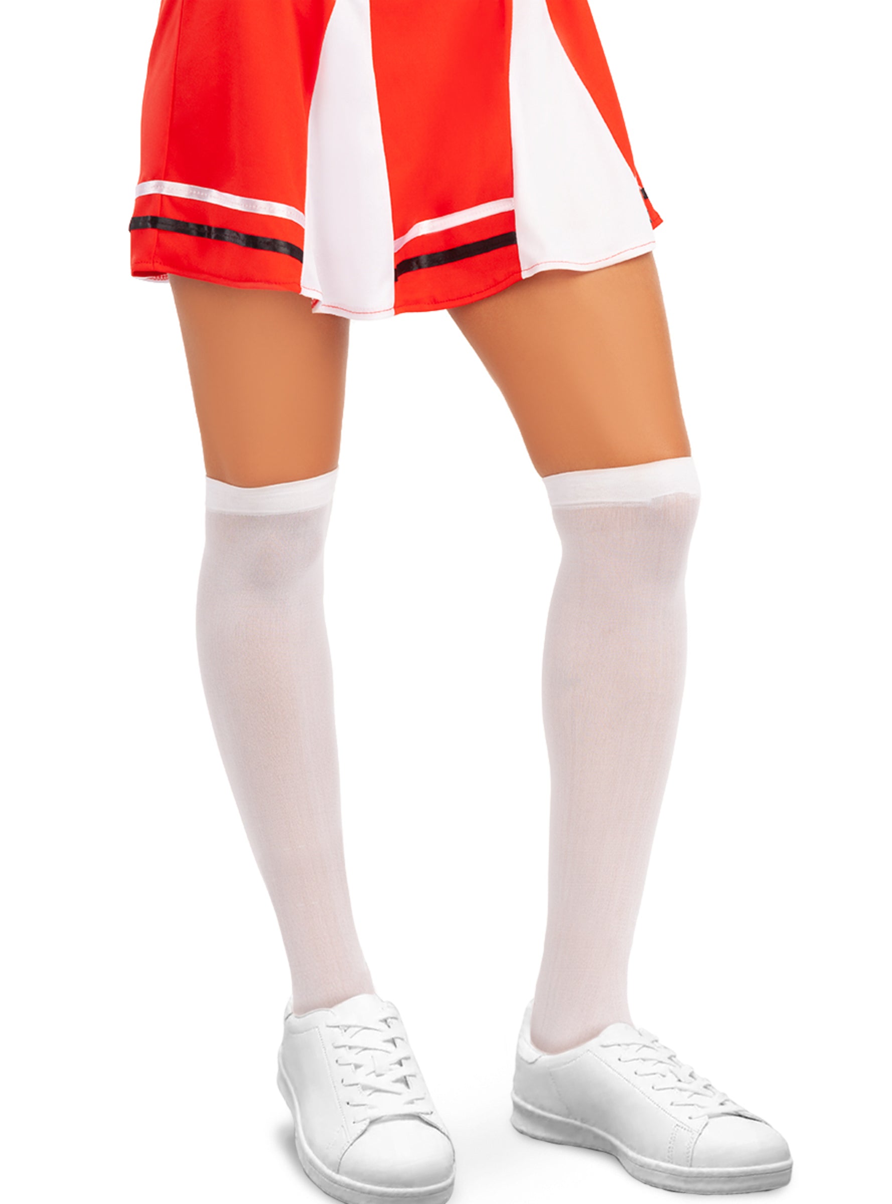 Stylish White High Socks for All-Day Comfort Teminis.lt