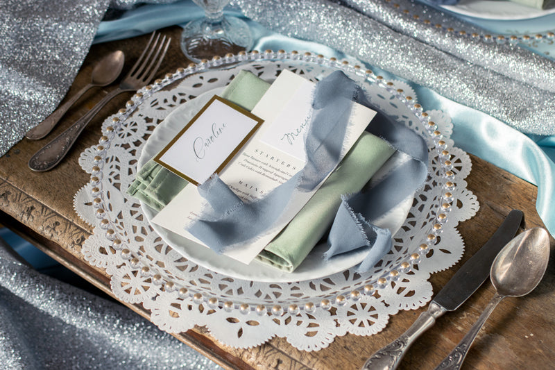 White plate mats - Teminis.lt