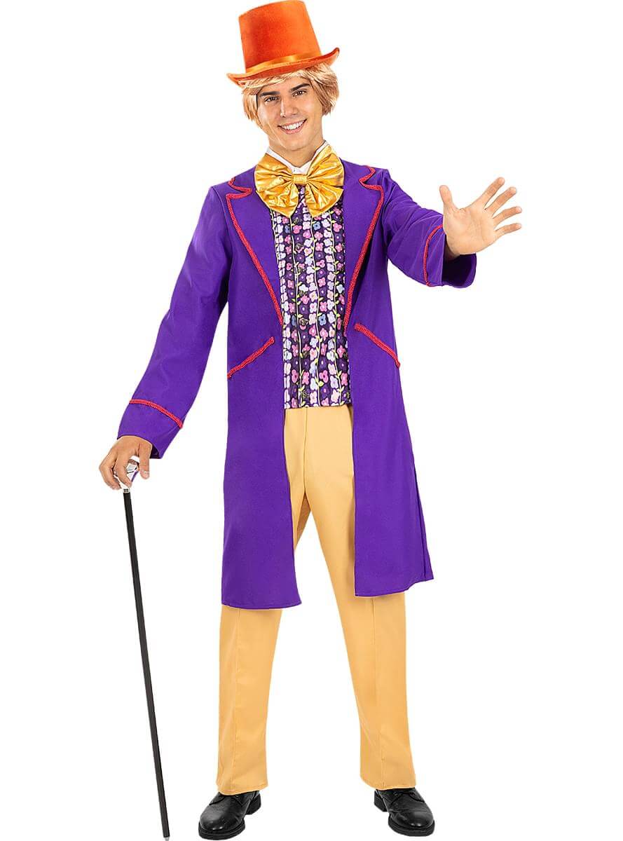 Willy Wonka Costume for Men | Chocolate Factory Outfit Teminis.lt