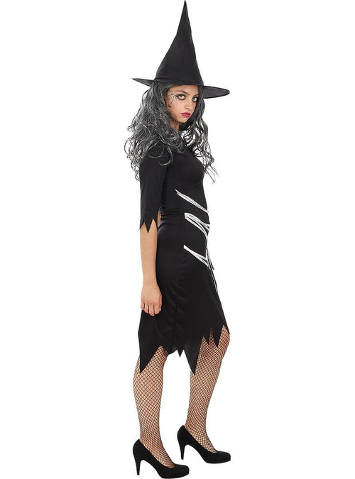 Witch Costume for Women – Dress with Hat and Accessories