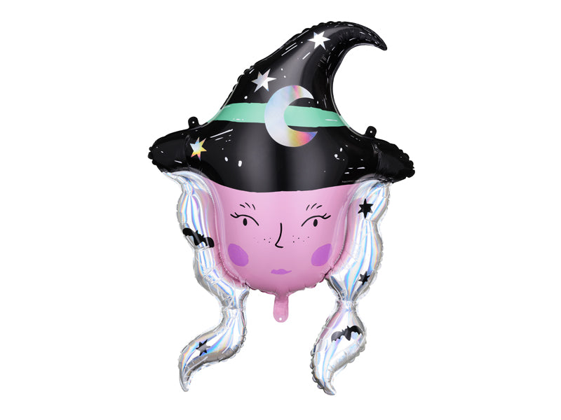 Witch-shaped Foil Balloon - Teminis.lt